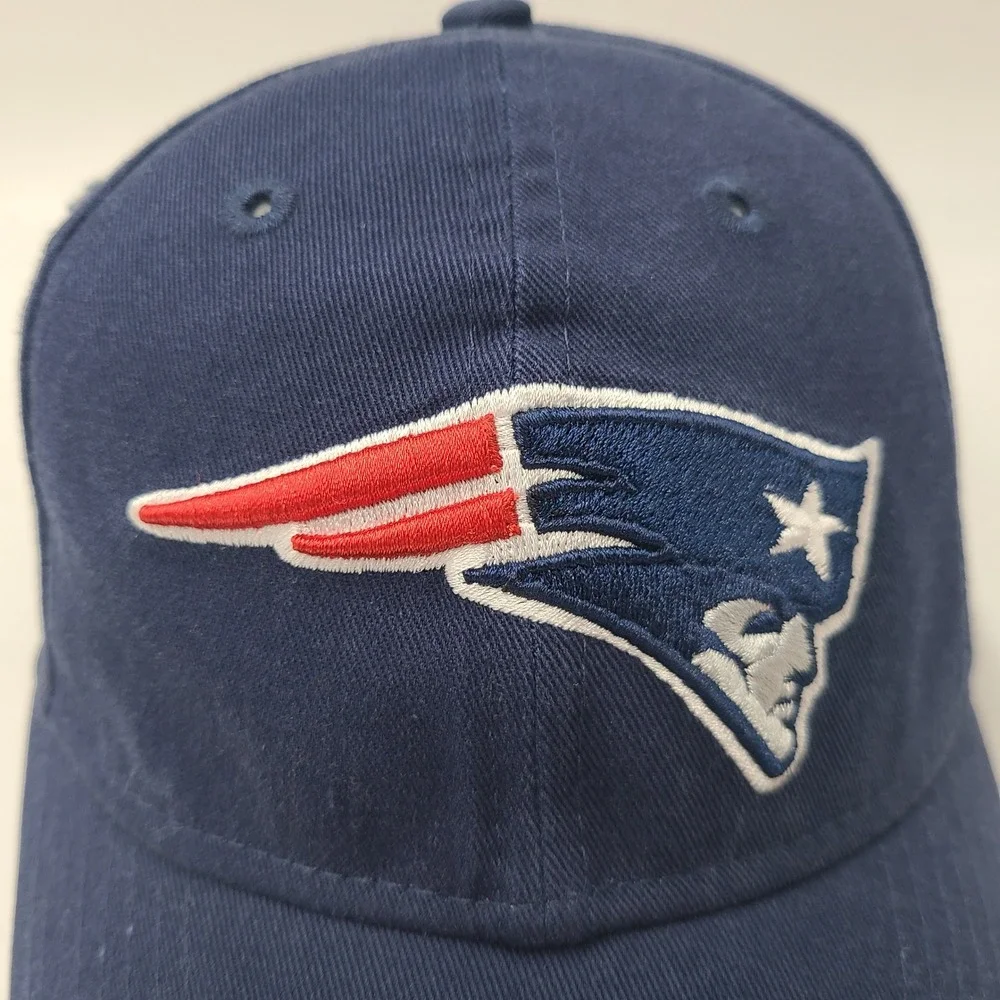 Youth New England Patriots Hat Strapback New Era 9Twenty Blue Red NFL Football